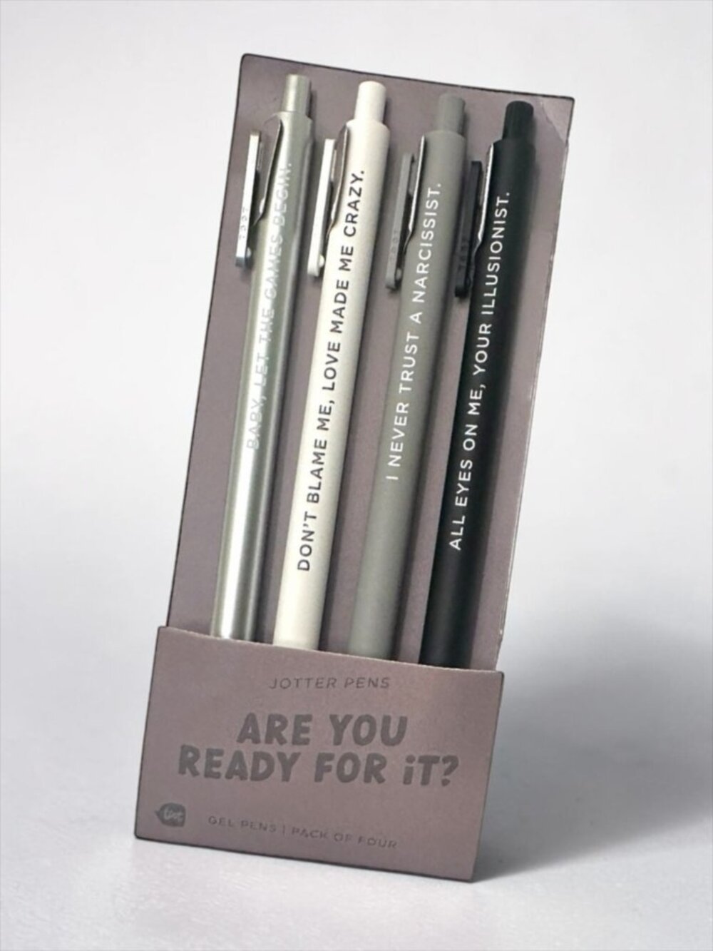 Taylor Swift Reputation Jotter Gel Pen Set 4 Pack NWT Sealed